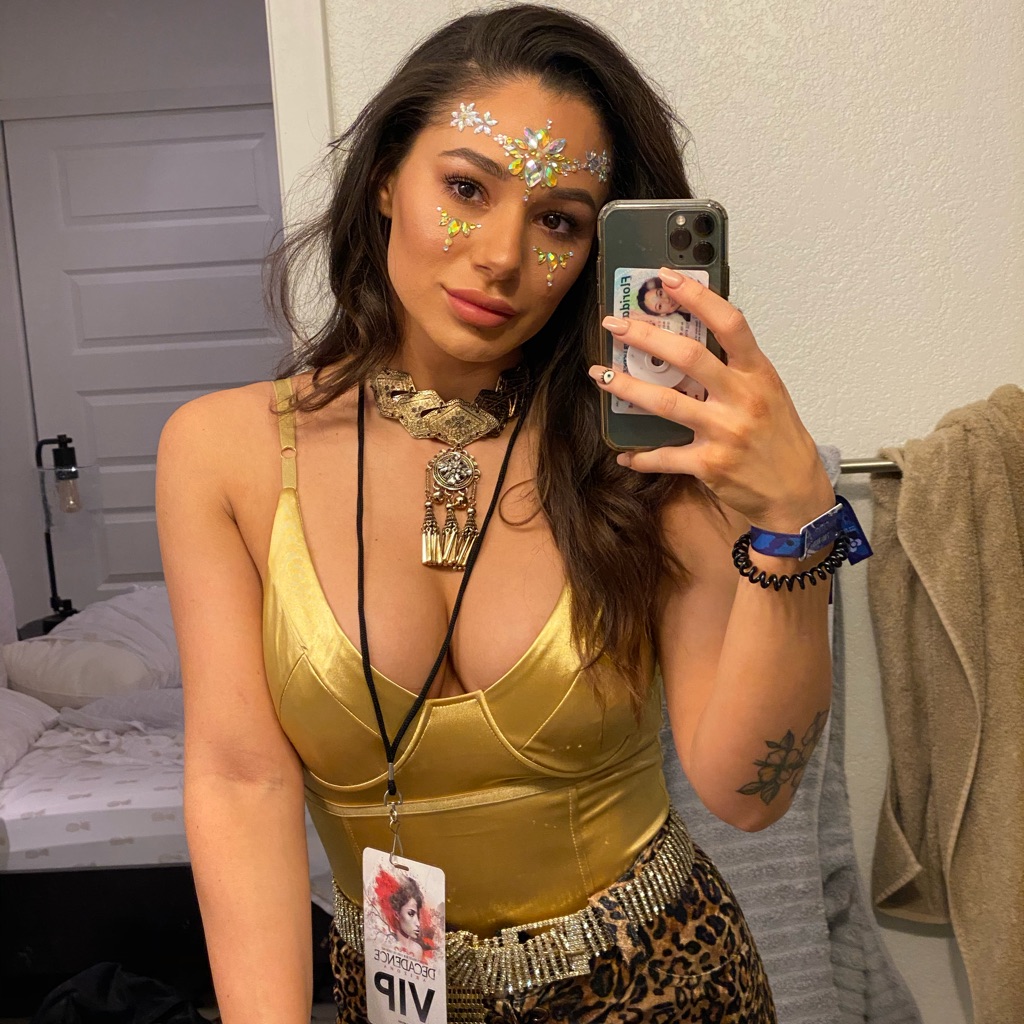 Gold Choker Statement Necklace 15$